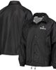 DUNBROOKE DUNBROOKE Men's Black Minnesota Vikings Coaches Classic Raglan Full-Snap Windbreaker Jacket  - 1