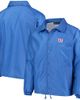 DUNBROOKE DUNBROOKE Men's Royal New York Giants Coaches Classic Raglan Full-Snap Windbreaker Jacket  - 1