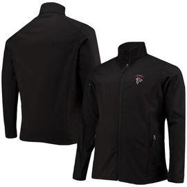 DUNBROOKE Men's Dunbrooke Black Atlanta Falcons Big & Tall Sonoma Softshell Full-Zip Jacket 