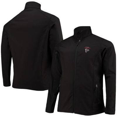 DUNBROOKE Men's Dunbrooke Black Atlanta Falcons Big & Tall Sonoma Softshell Full-Zip Jacket 