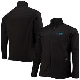 DUNBROOKE Men's Dunbrooke Black Carolina Panthers Big & Tall Sonoma Softshell Full-Zip Jacket 