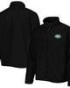 DUNBROOKE Men's Dunbrooke Black New York Jets Journey Workwear Tri-Blend Full-Zip Jacket  - 1