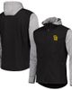 DUNBROOKE Men's Dunbrooke Black/Heather Gray San Diego Padres Alpha Full-Zip Jacket  - 1