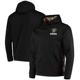 DUNBROOKE Men's Dunbrooke Black/Realtree Camo Las Vegas Raiders Logo Ranger Pullover Hoodie 