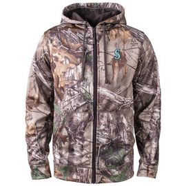 DUNBROOKE Men's Dunbrooke Camo Seattle Mariners Trophy Realtree Full-Zip Hoodie 