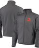 DUNBROOKE Men's Dunbrooke Charcoal Cleveland Browns Sonoma Softshell Full-Zip Jacket  - 1