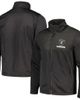DUNBROOKE Men's Dunbrooke Heather Black Las Vegas Raiders Explorer Tech Full-Zip Jacket  - 1