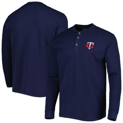 DUNBROOKE Men's Dunbrooke Minnesota Twins Navy Maverick Long Sleeve T-Shirt 
