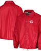 DUNBROOKE Men's Dunbrooke Red Cincinnati Reds Coach's Raglan Full-Snap Windbreaker Jacket  - 1