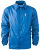 DUNBROOKE Men's Dunbrooke Royal Texas Rangers Coach's Raglan Full-Snap Windbreaker Jacket  - 1