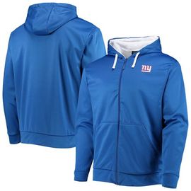 DUNBROOKE Men's Dunbrooke Royal/White New York Giants Apprentice Full-Zip Hoodie 