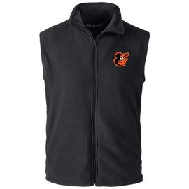 DUNBROOKE Men's Dunbrooke Black Baltimore Orioles Full-Zip Vest 