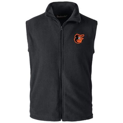 DUNBROOKE Men's Dunbrooke Black Baltimore Orioles Full-Zip Vest 