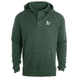 DUNBROOKE Men's Dunbrooke Green Athletics Montana Raglan Pullover Hoodie 