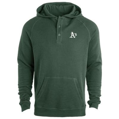 DUNBROOKE Men's Dunbrooke Green Athletics Montana Raglan Pullover Hoodie 