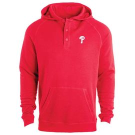 DUNBROOKE Men's Dunbrooke Red Philadelphia Phillies Montana Lightweight Raglan Pullover Hoodie 