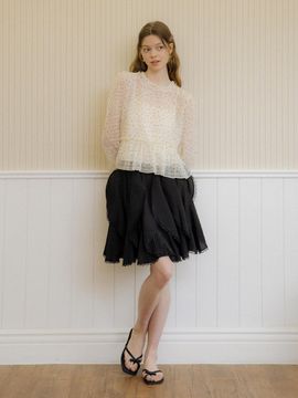 DUNDROP DD Layered Skirt [black]