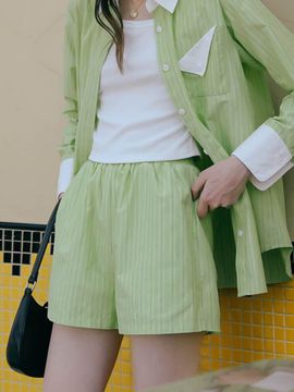 DUNDROP DD_Green Soda Casual Shorts