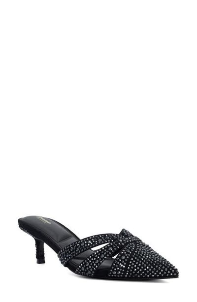 Dune London Dune London Calla Pointed Toe Kitten Heel Mule