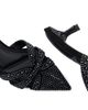 Dune London Dune London Calla Pointed Toe Kitten Heel Mule - 5