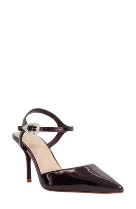 Dune London Dune London Channelled Pointed Toe Ankle Strap Pump