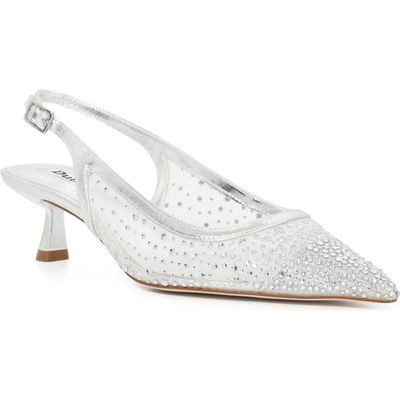 Dune London Dune London Ciana Slingback Pointed Toe Kitten Heel Pump