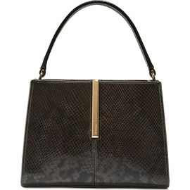 Dune London Dune London Dinidestined Croc Embossed Leather Top Handle Bag