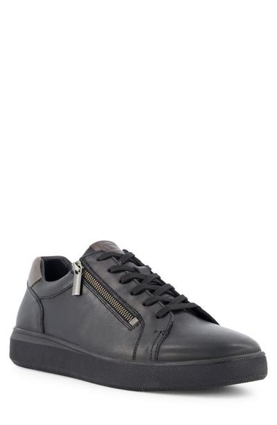 Dune London Dune London Tribute Zip-Up Leather Sneaker