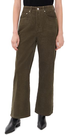 DUNST DUNST 90s Wide Corduroy Jeans Brown
