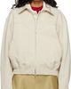 Dunst Dunst Beige Collared Blouson Jacket - 1