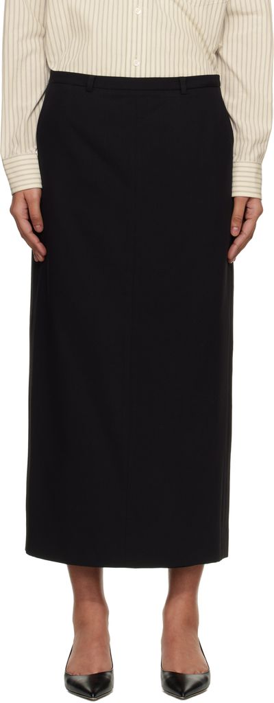 Dunst Dunst Black H-Line Maxi Skirt