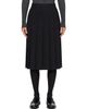 Dunst Dunst Black Pleats Midi Skirt - 1