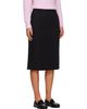 Dunst Dunst Black Pleats Wrap Midi Skirt - 2