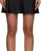 Dunst Dunst Black Satin Mini Skort - 1