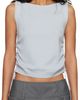 Dunst Dunst Blue Layering Knit Tank Top - 1