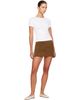 Dunst Dunst Brown Alter-Suede Miniskirt - 4