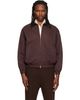 Dunst Dunst Brown Collared Blouson Jacket - 1