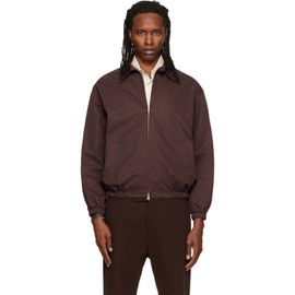 Dunst Dunst Brown Collared Blouson Jacket
