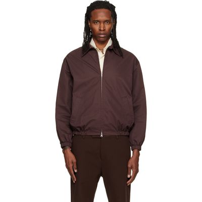 Dunst Dunst Brown Collared Blouson Jacket