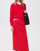 DUNST DUNST Cashmere V Neck Sweater Red - 5