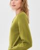 DUNST DUNST Crew Neck Knit Cardigan Olive Green - 4