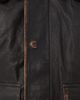 DUNST DUNST Detachable A-2 Leather Jacket Brushed Black - 6