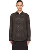 Dunst Dunst Gray Checked Flannel Shirt - 1