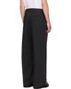 Dunst Dunst Gray Double Pleated Wide Slack Trousers - 3