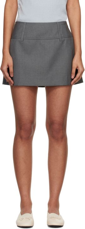Dunst Dunst Gray Micro Mini Skort