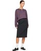 Dunst Dunst Gray Pleats Wrap Midi Skirt - 4