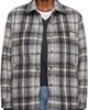 Dunst Dunst Gray Quilted Check Flannel Overshirt - 1