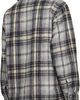 Dunst Dunst Gray Quilted Check Flannel Overshirt - 3