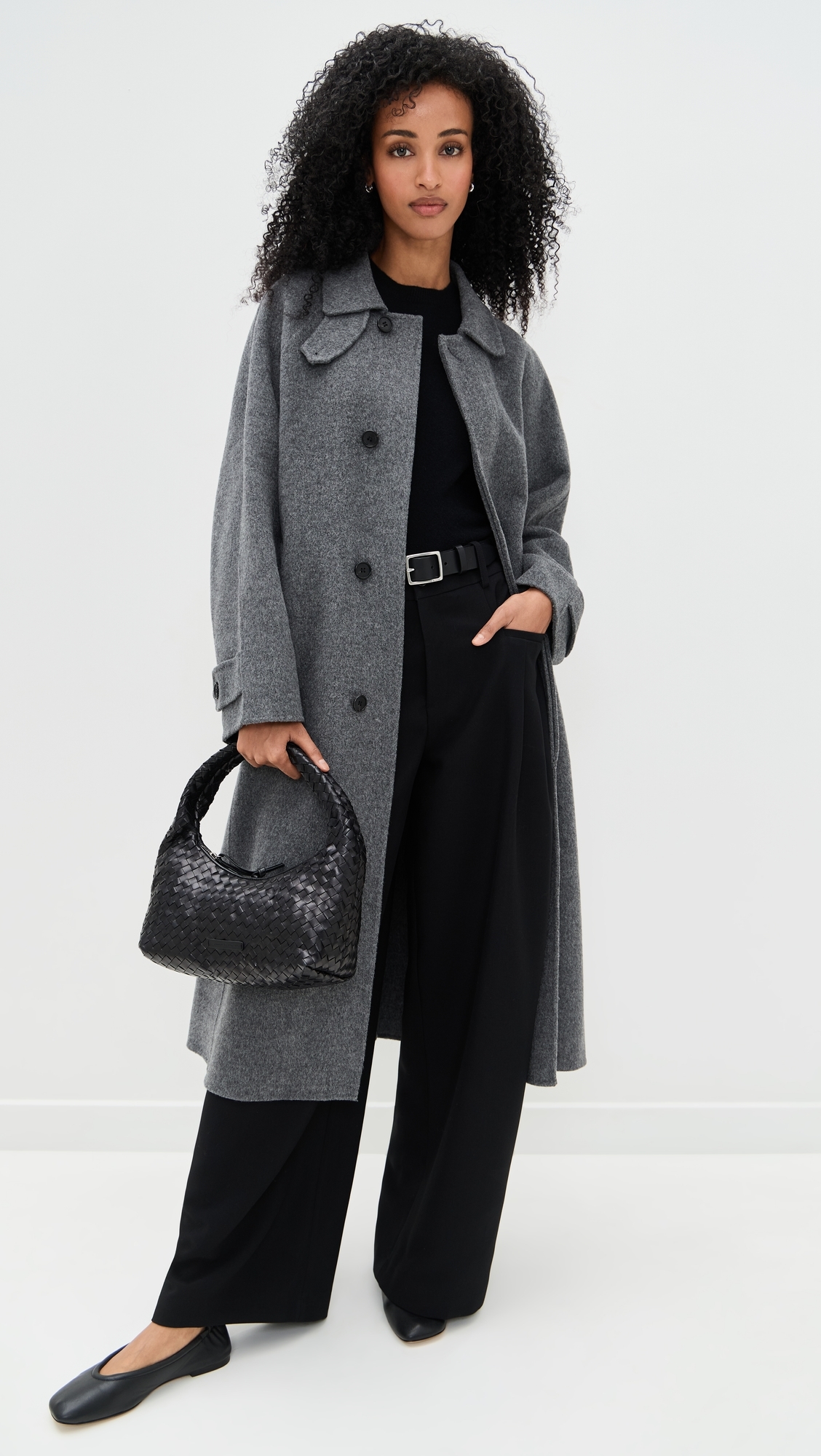 Dunst Mac Wool Coat Unisex Belted Wool Mac Coat Dunst Men Luisaviaroma