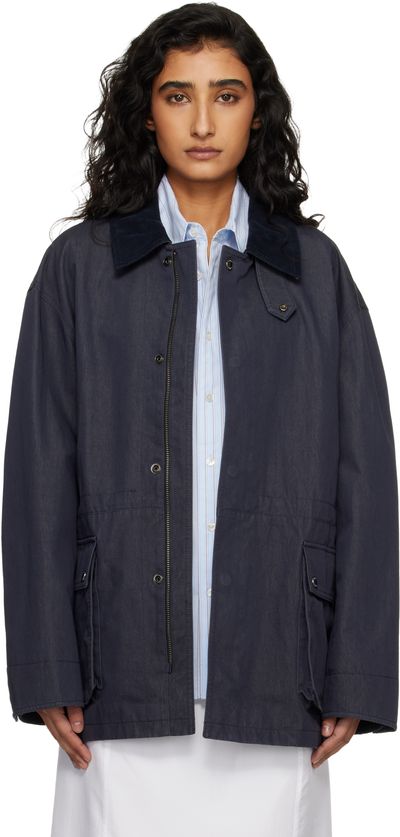 Dunst Dunst Navy Cotton Chore Jacket